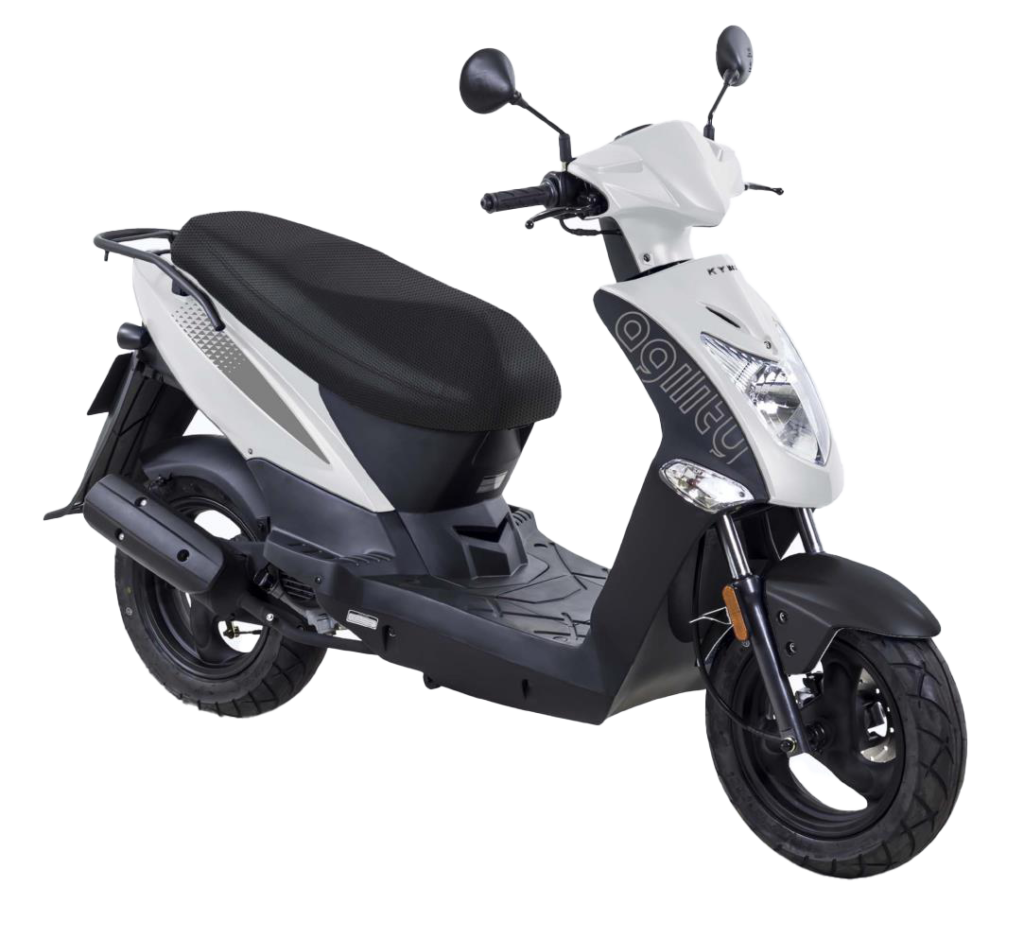 Scooter Kymco 50cc Agility 50 couleur blanc