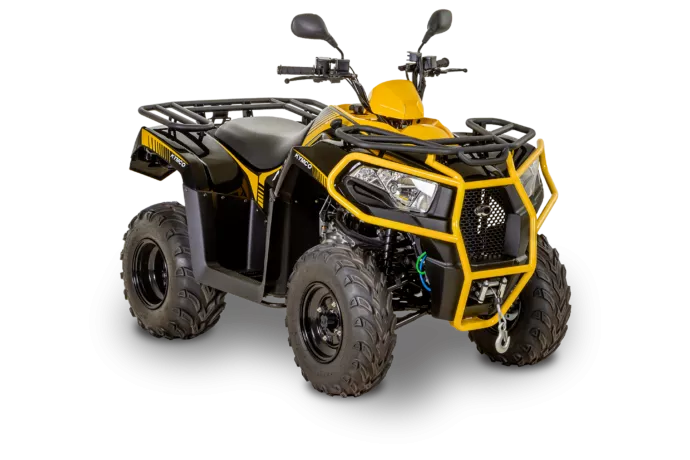 Quad Kymco MXU 300i T3b couleur jaune et noir