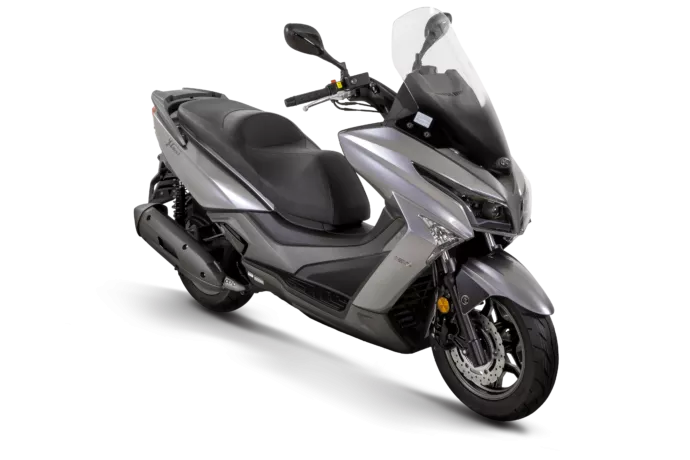 Scooter Kymco 125cc Xtown 125i, couleur gris platine