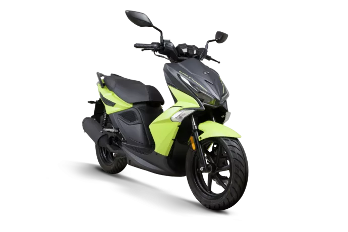 Scooter Kymco 50cc Super 8 R vert pomme et noir